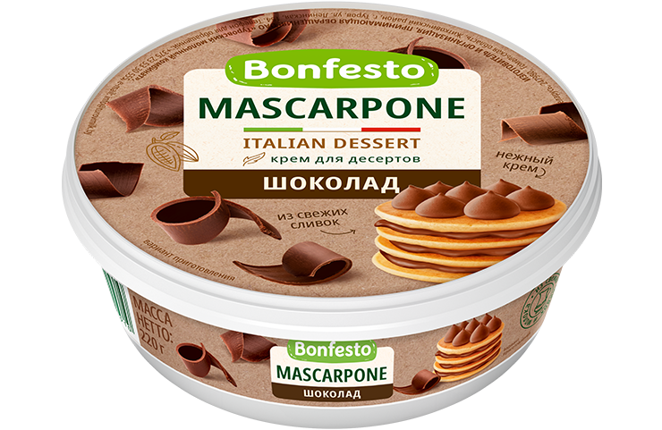 Mascarpone with  filler “Chocolate”