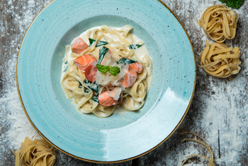  Salmon tagliatelle