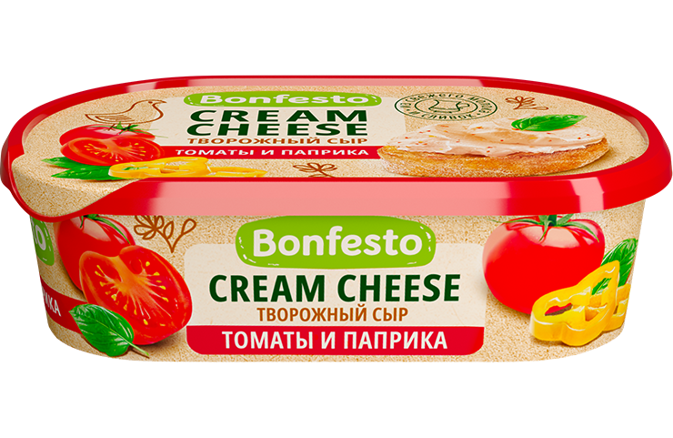 Cream Cheese with filler “Tomatoes and paprika”