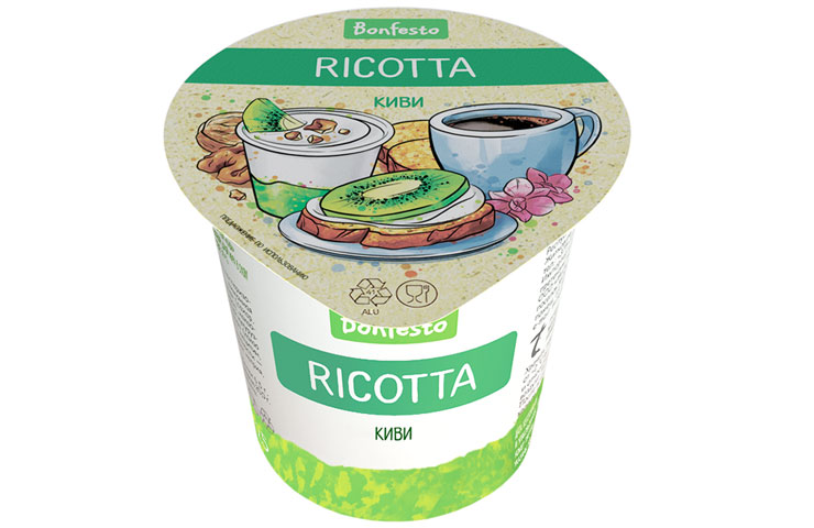 Ricotta with filler “Kiwi”