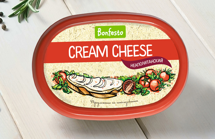 Cream Cheese with “Neapolitan” filler 